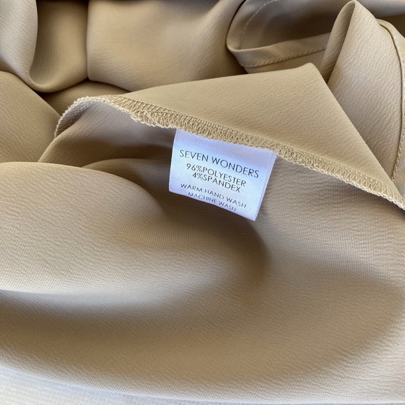 Satin silk style midi skirt - Picture 5 of 5